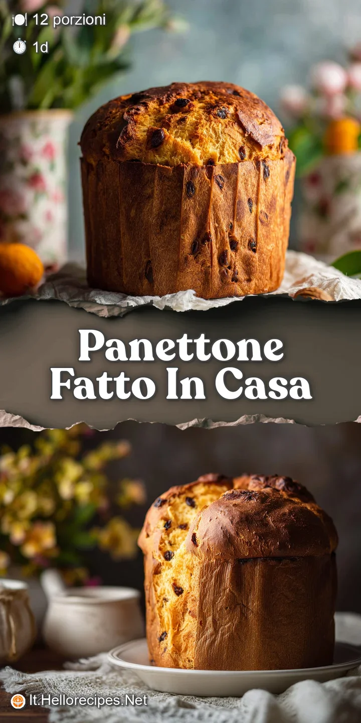 Close-up of a freshly baked Panettone, showcasing a soft, golden crumb and a rich, buttery sheen, tempting holiday treat.