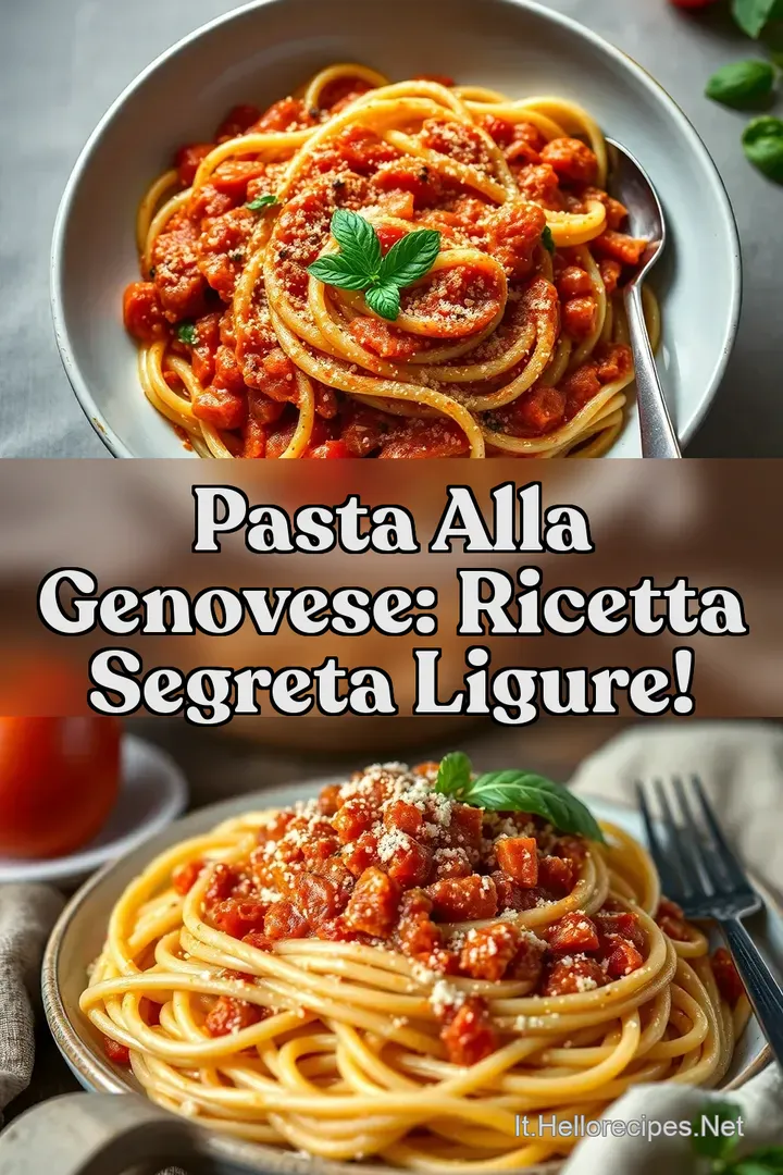 Pasta alla Genovese: Ricetta Segreta Ligure!