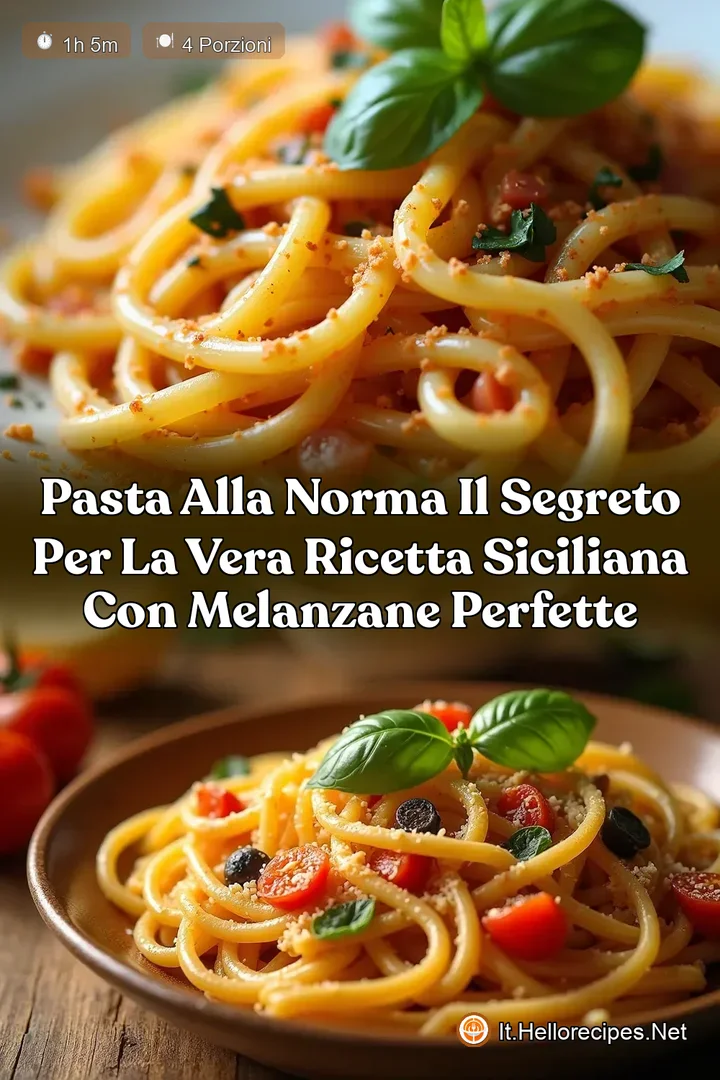 Pasta alla Norma Il Segreto per la Vera Ricetta Siciliana con Melanzane Perfette