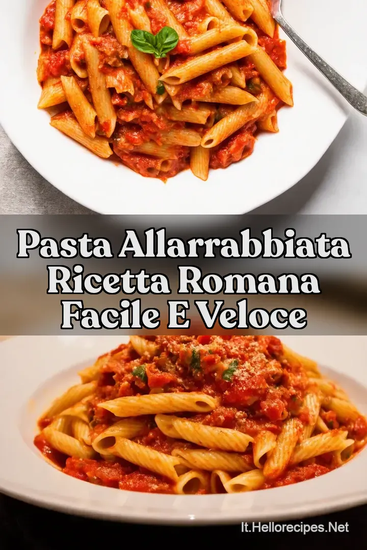 Pasta allArrabbiata Ricetta Romana Facile e Veloce