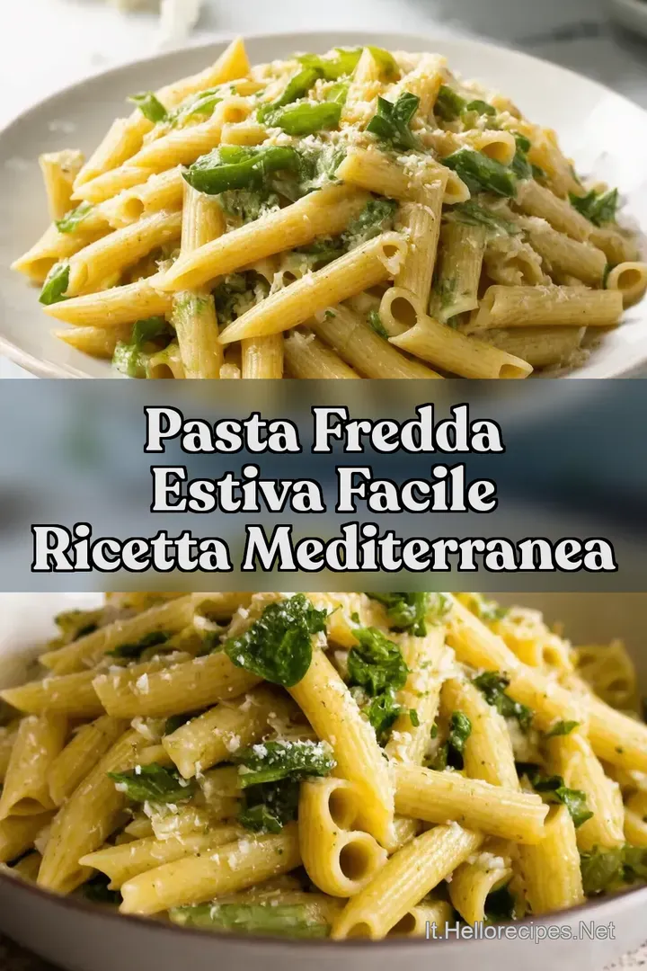 Pasta Fredda Estiva Facile Ricetta Mediterranea