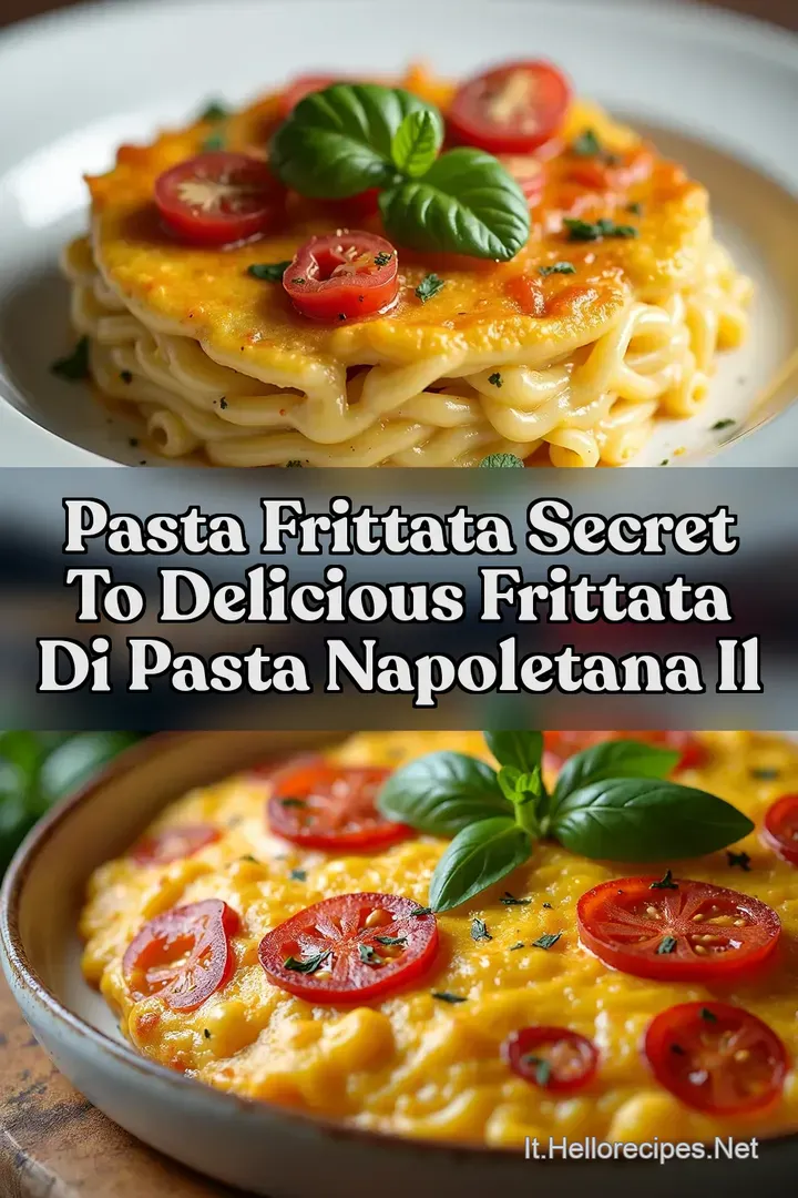 Pasta Frittata Secret to Delicious Frittata di pasta napoletana il