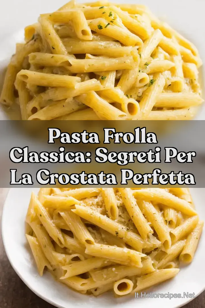Pasta Frolla Classica: Segreti per la Crostata Perfetta