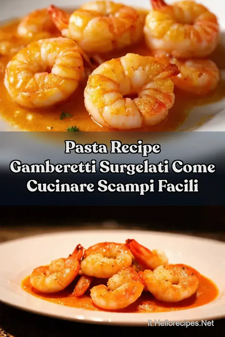 Pasta Recipe Gamberetti Surgelati Come Cucinare Scampi Facili