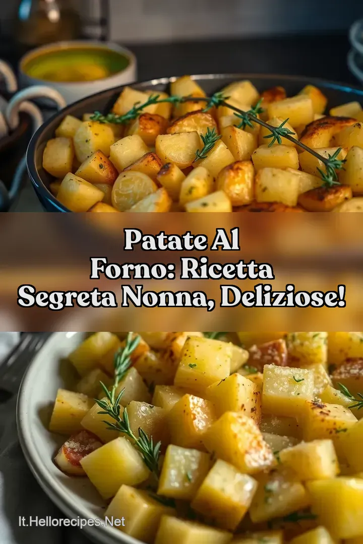 Patate Al Forno: Ricetta Segreta Nonna DELIZIOSE!