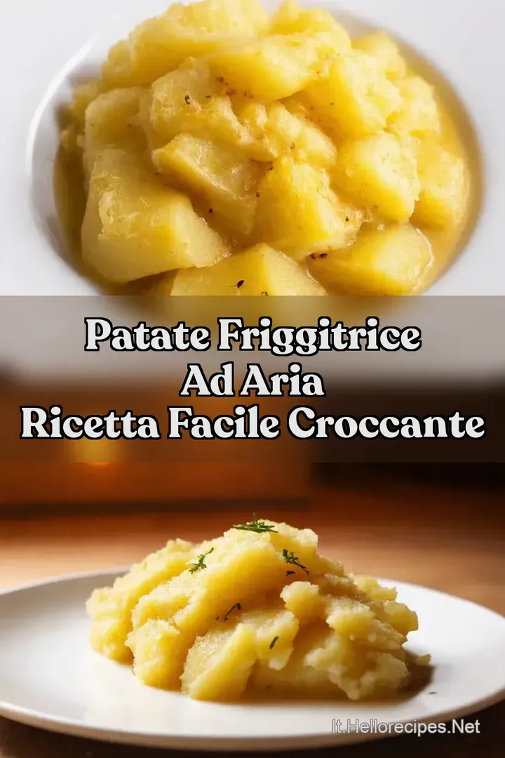 Patate Friggitrice ad Aria Ricetta Facile Croccante
