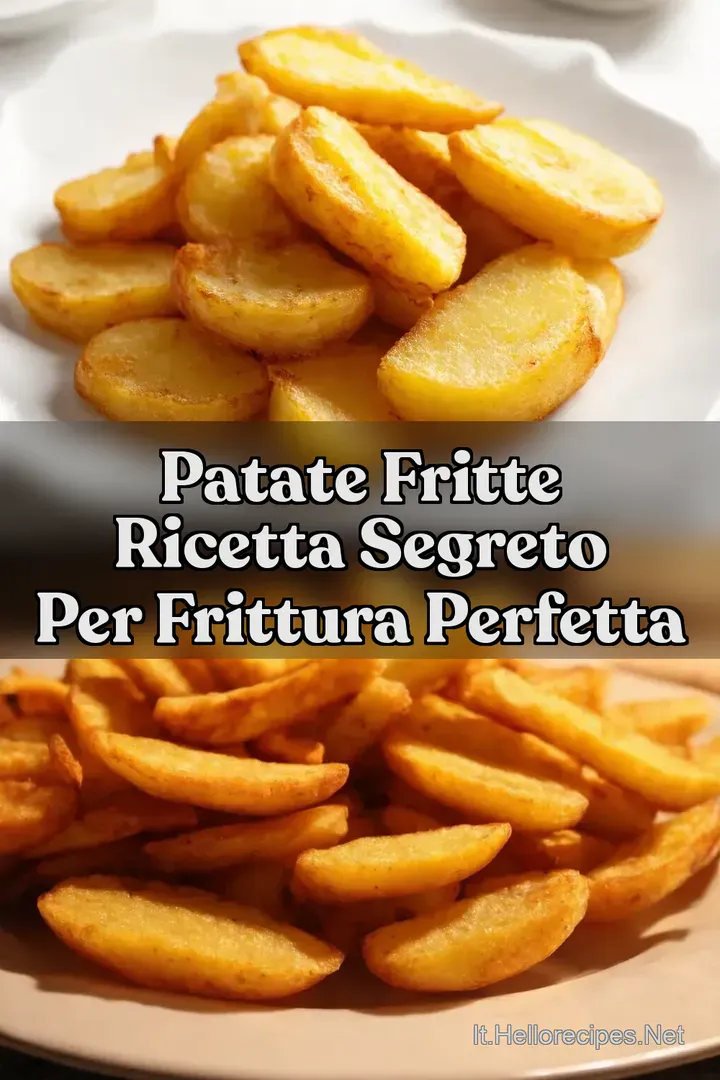 Patate Fritte Ricetta Segreto per Frittura Perfetta