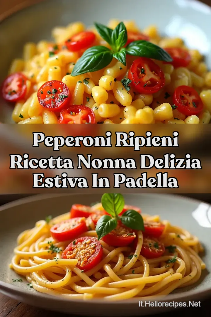 Peperoni Ripieni Ricetta Nonna Delizia Estiva in Padella