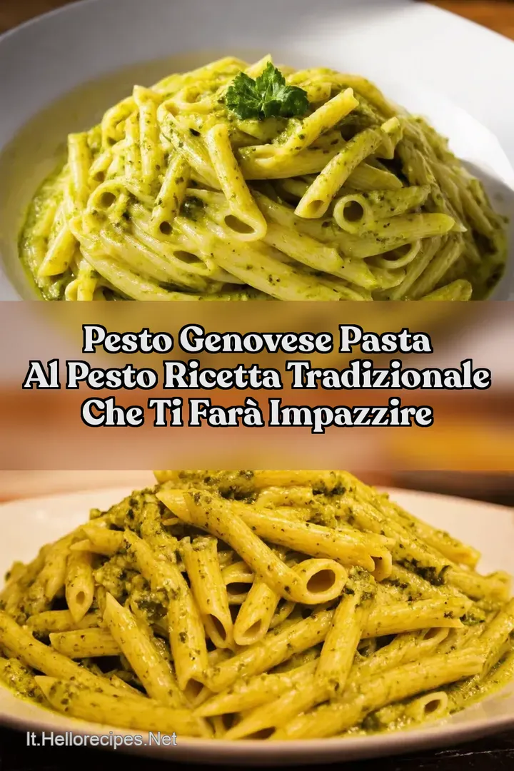 Pesto Genovese pasta al pesto Ricetta Tradizionale che ti Far&agrave; Impazzire