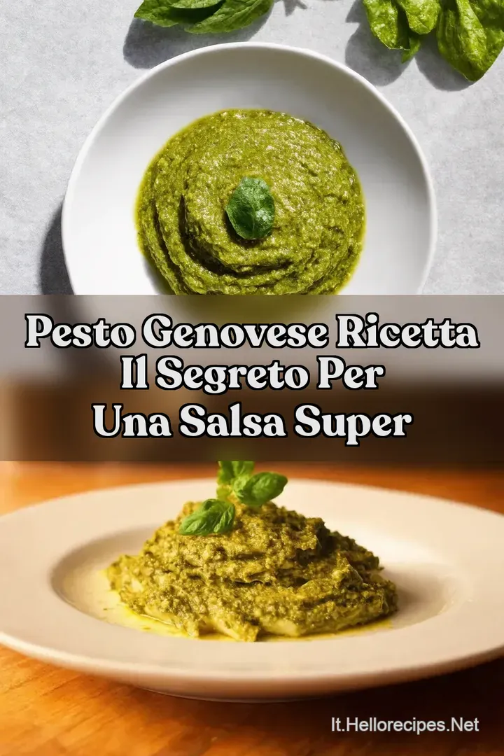 Pesto Genovese Ricetta il segreto per una salsa SUPER