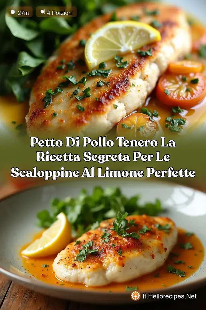 Petto Di Pollo Tenero La Ricetta Segreta per le Scaloppine al Limone Perfette