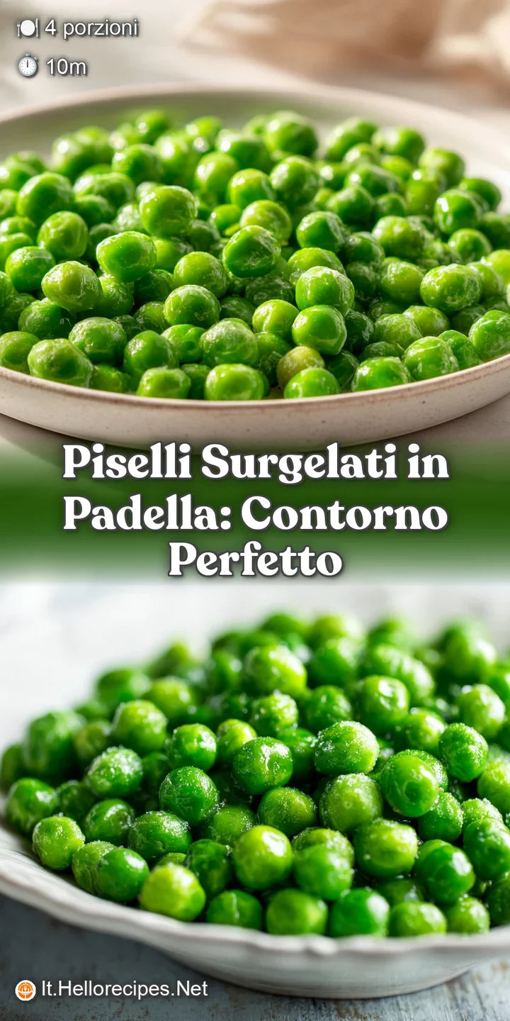 Close-up shot of sauteed peas, their vibrant green color and subtle sheen promising a fresh, tender, and flavorful side dish.