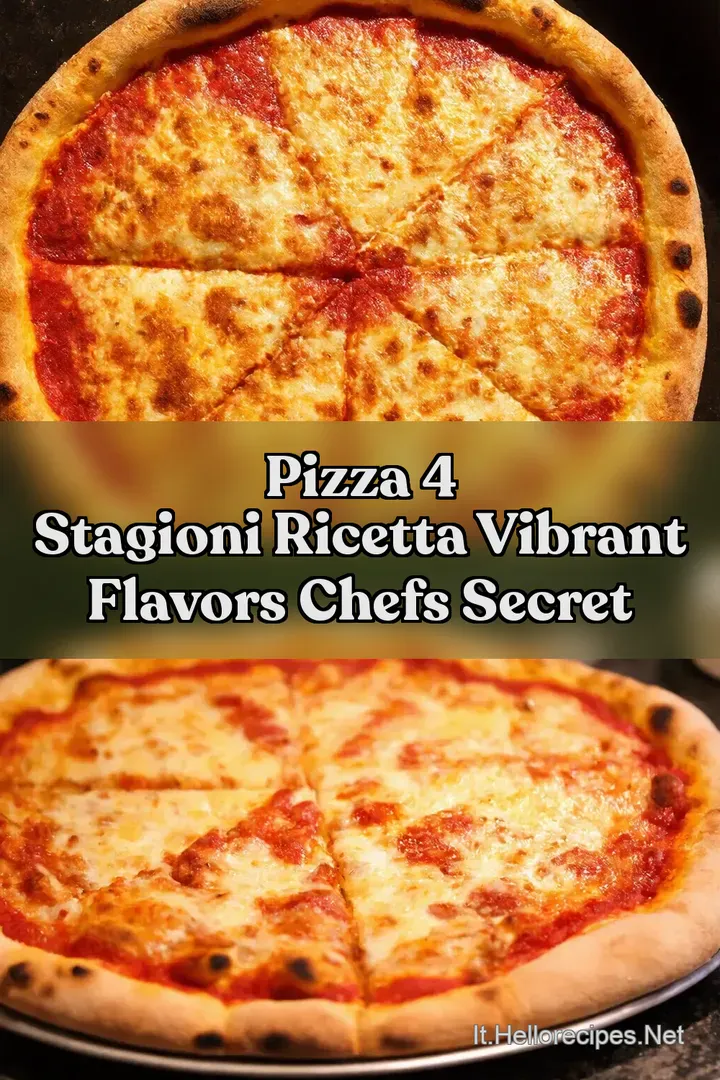 Pizza 4 Stagioni Ricetta Vibrant Flavors Chefs Secret