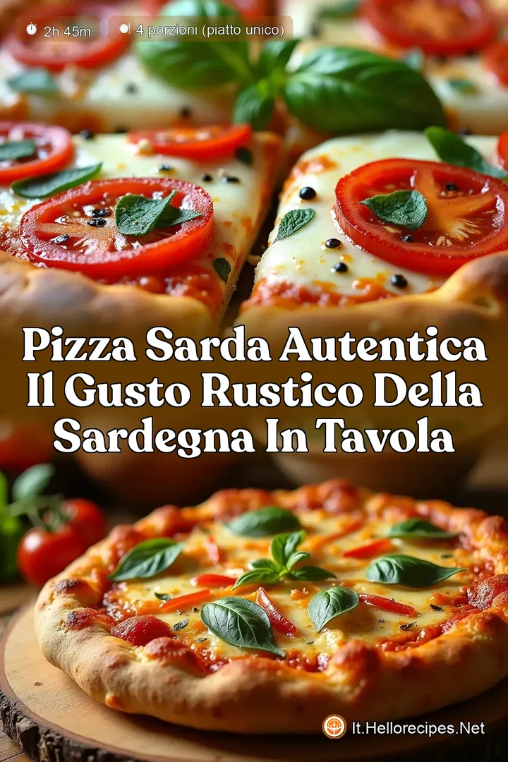 Pizza Sarda Autentica Il Gusto Rustico della Sardegna in Tavola