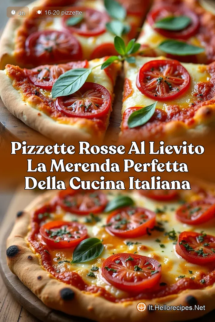 Pizzette Rosse al Lievito La Merenda Perfetta della Cucina Italiana