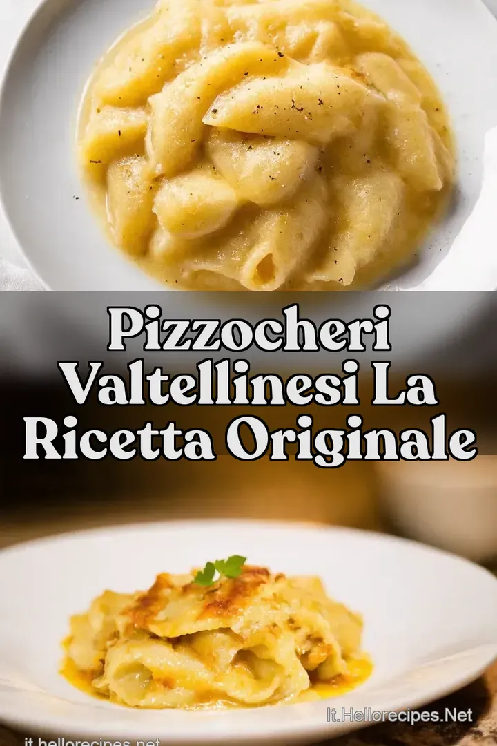 Pizzocheri Valtellinesi La Ricetta Originale