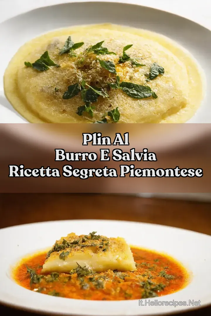 Plin al Burro e Salvia Ricetta Segreta Piemontese