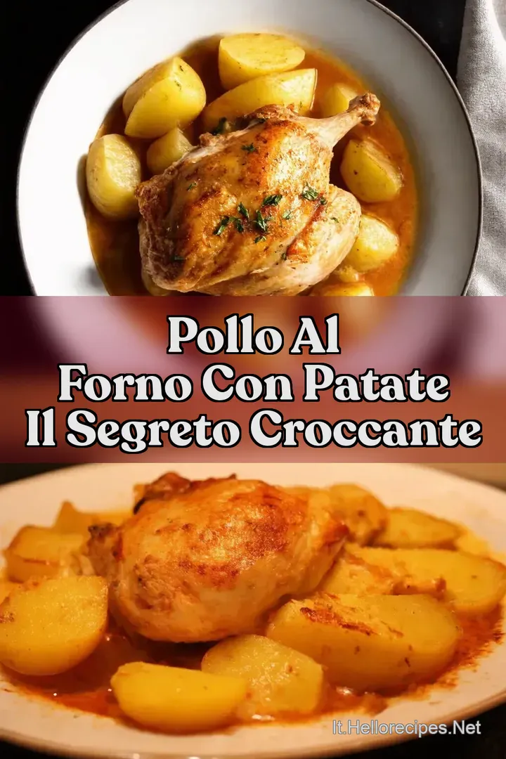 Pollo al Forno con Patate Il Segreto Croccante