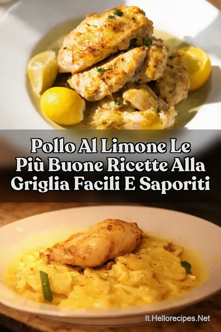 Pollo al Limone Le Pi&ugrave; Buone Ricette alla Griglia Facili e Saporiti