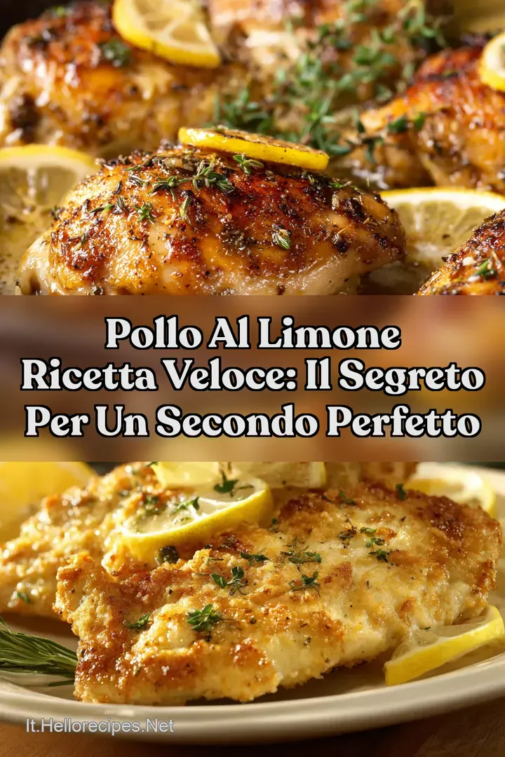 Pollo al Limone Ricetta Veloce: Il Segreto per un Secondo Perfetto
