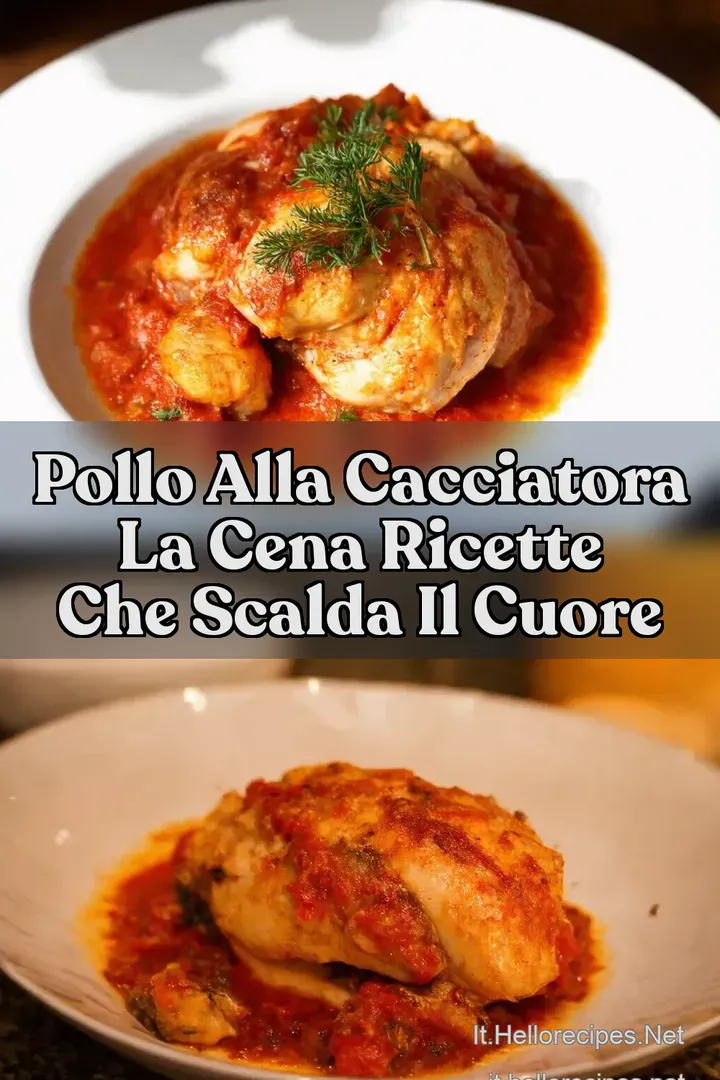 Pollo alla cacciatora la cena ricette che scalda il cuore