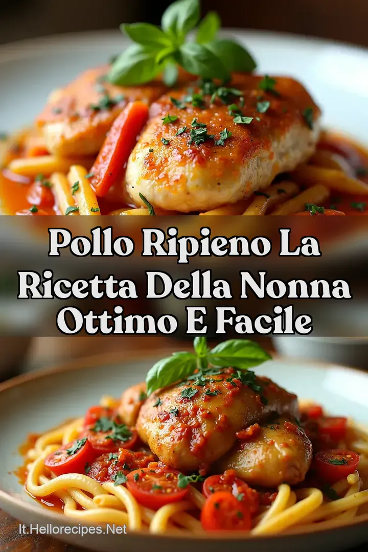 Pollo Ripieno La Ricetta della Nonna Ottimo e Facile