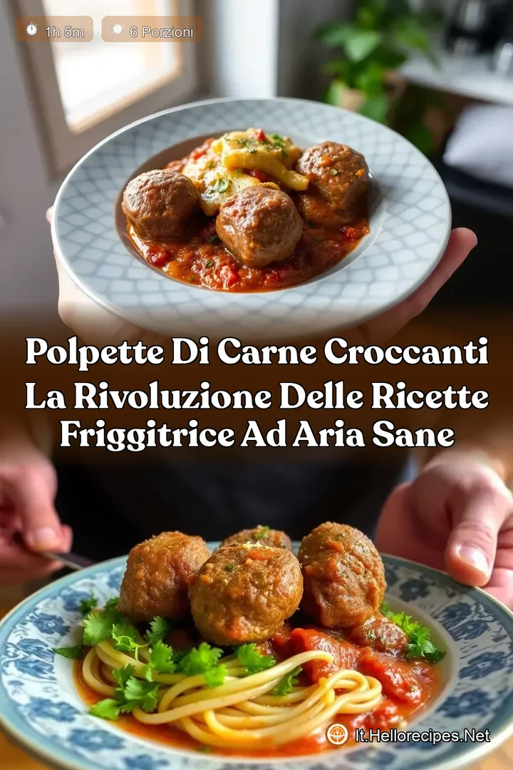 Polpette di Carne Croccanti La Rivoluzione delle Ricette Friggitrice ad Aria Sane