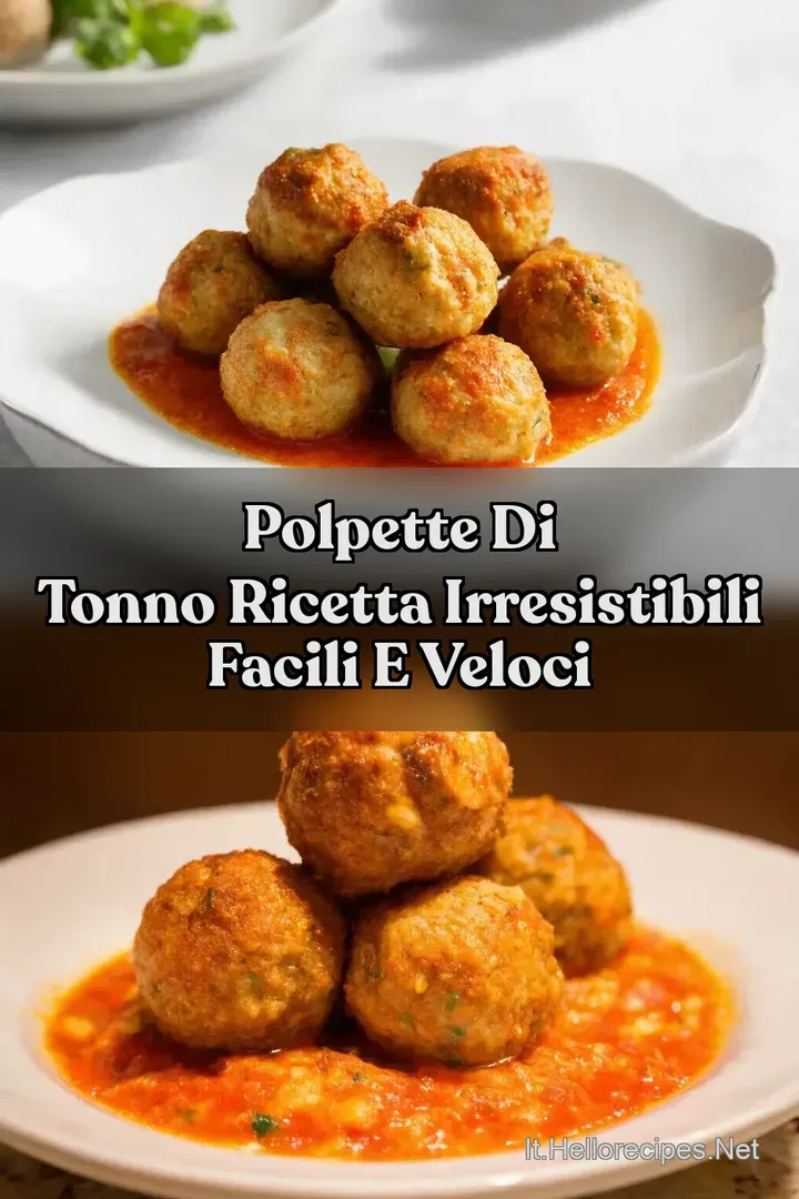 Polpette di Tonno Ricetta Irresistibili Facili e Veloci
