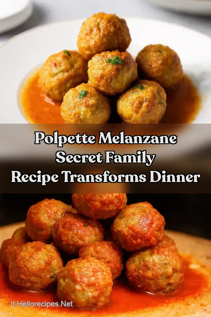 Polpette Melanzane Secret Family Recipe Transforms Dinner
