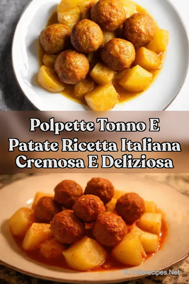 Polpette Tonno e Patate Ricetta Italiana Cremosa e Deliziosa