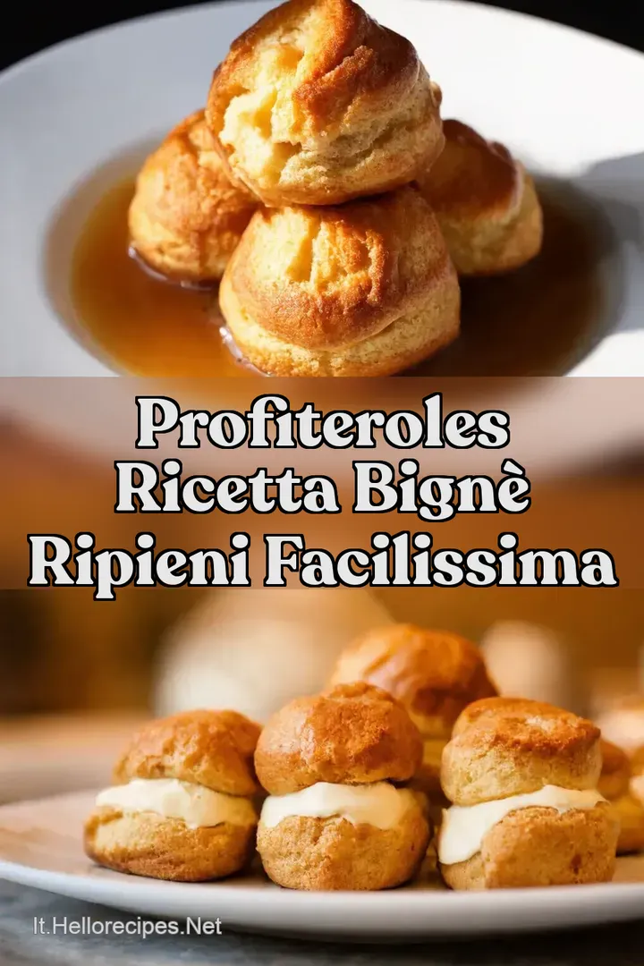 Profiteroles Ricetta Bign&egrave; Ripieni Facilissima