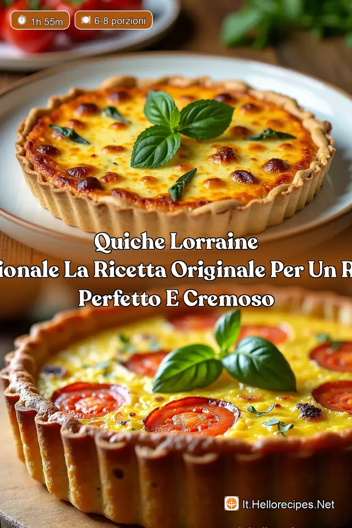 Quiche Lorraine Tradizionale La Ricetta Originale Per Un Ripieno Perfetto e Cremoso