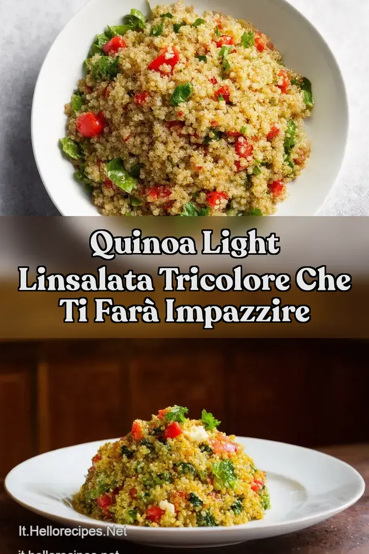 Quinoa Light LInsalata Tricolore che ti Far&agrave; Impazzire