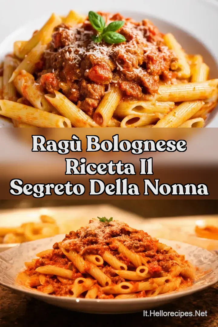 Rag&ugrave; Bolognese Ricetta Il Segreto della Nonna
