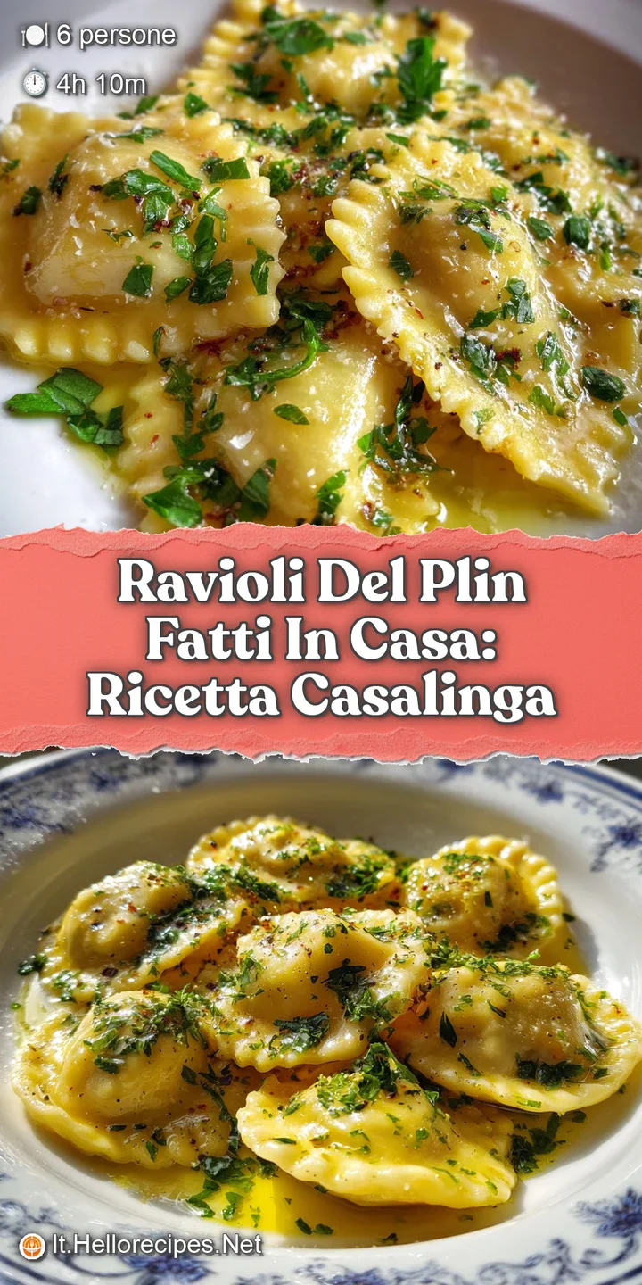 Close-up showing the plump, handmade ravioli glistening with savory sauce, revealing a glimpse of the rich, flavorful fill...