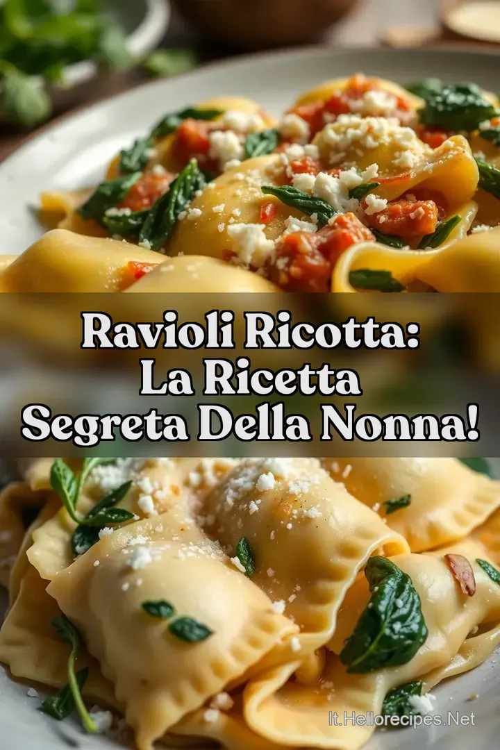 Ravioli Ricotta: La Ricetta Segreta della Nonna!