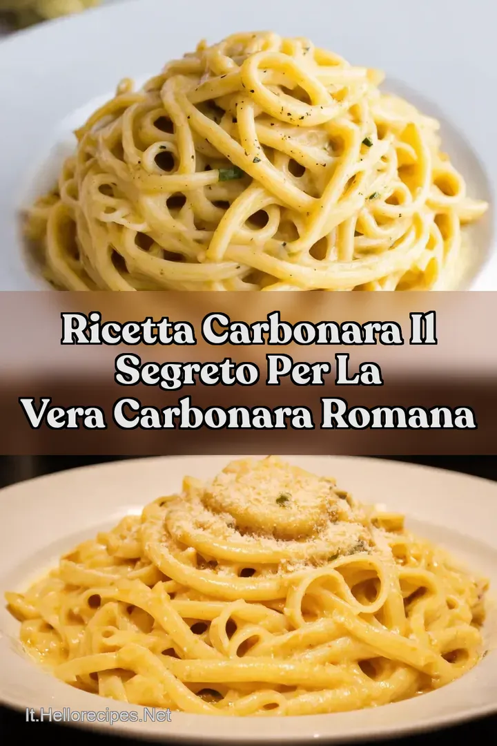 Ricetta Carbonara Il Segreto per la Vera Carbonara Romana