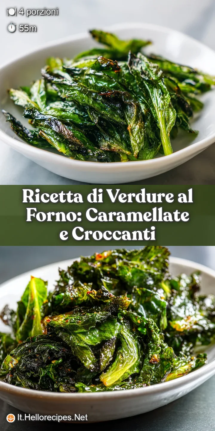 Close-up of glistening, tender roasted vegetables with herbs, oil, and spices; a mix of soft textures with slightly crisp,...