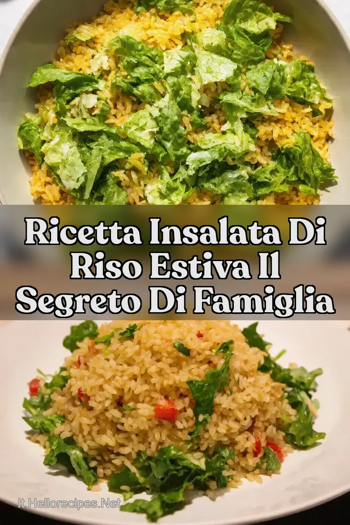 Ricetta Insalata di Riso Estiva Il Segreto di Famiglia