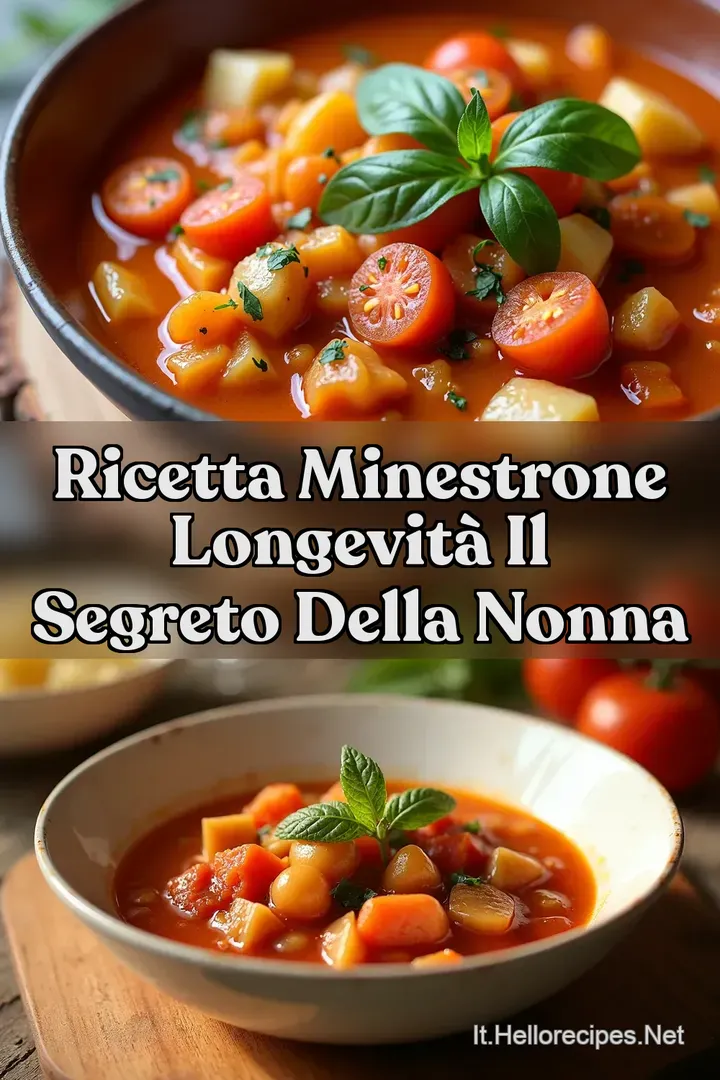 Ricetta Minestrone Longevit&agrave; Il Segreto della Nonna