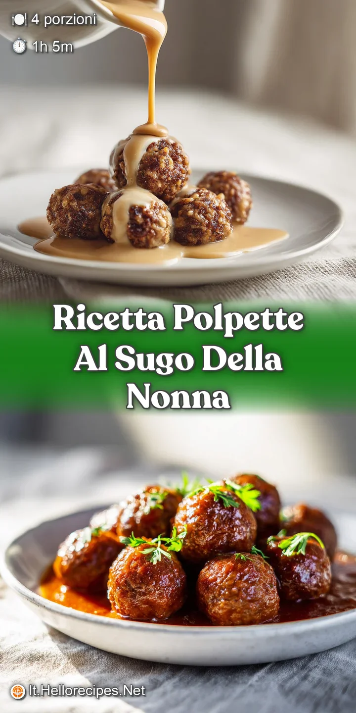 Close-up of glistening meatballs simmering in thick, rustic tomato sauce, showcasing their moist texture and savory aroma.