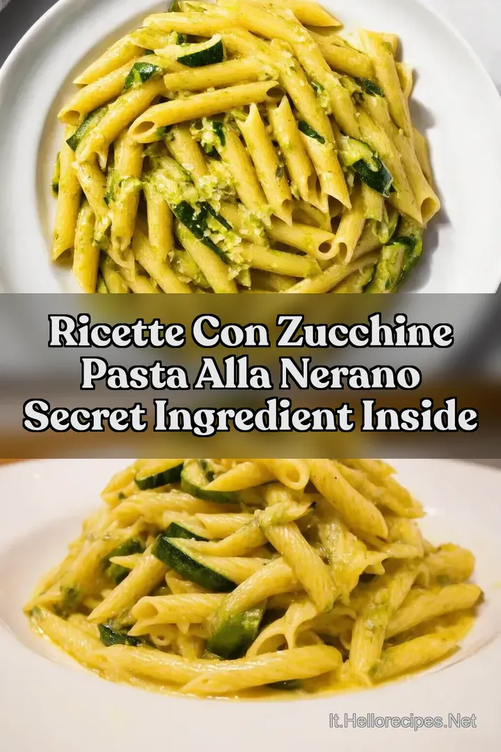 Ricette con zucchine Pasta alla Nerano Secret Ingredient Inside