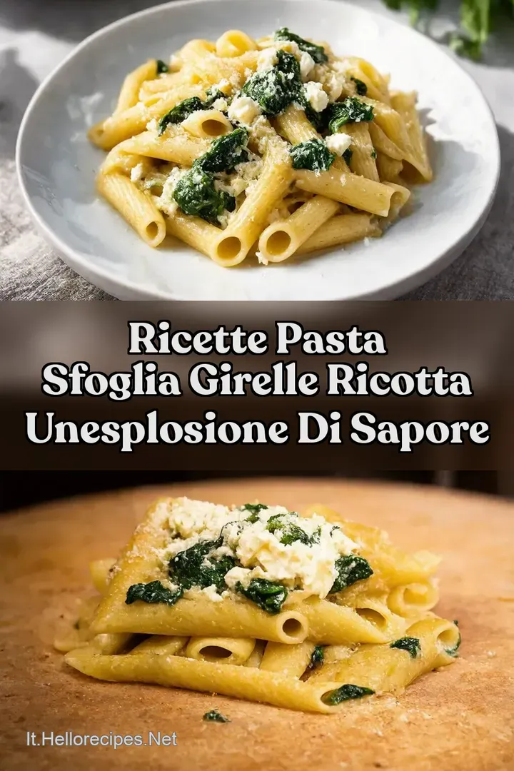 Ricette Pasta Sfoglia Girelle Ricotta UnEsplosione di Sapore