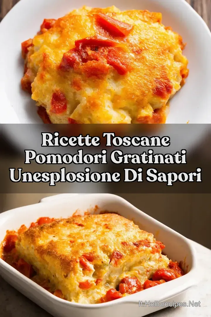 Ricette toscane Pomodori Gratinati unesplosione di sapori