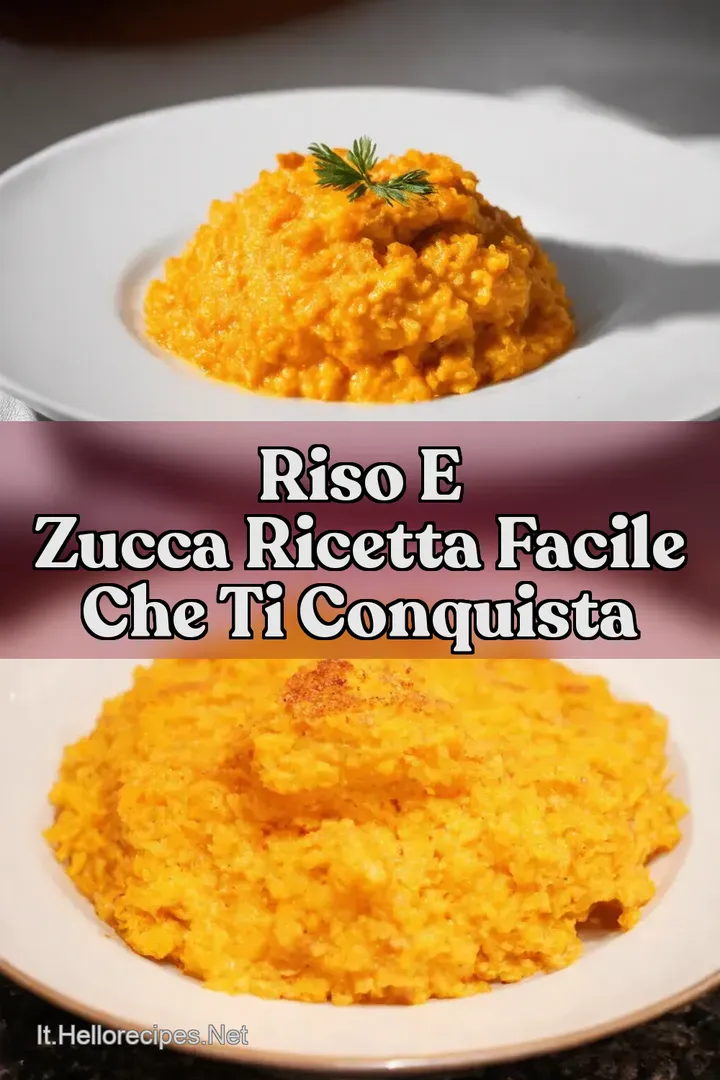 Riso e Zucca Ricetta Facile che ti Conquista