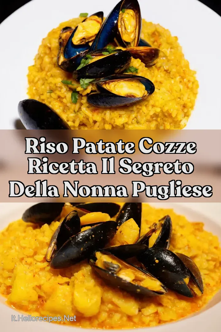 Riso Patate Cozze Ricetta Il Segreto della Nonna Pugliese