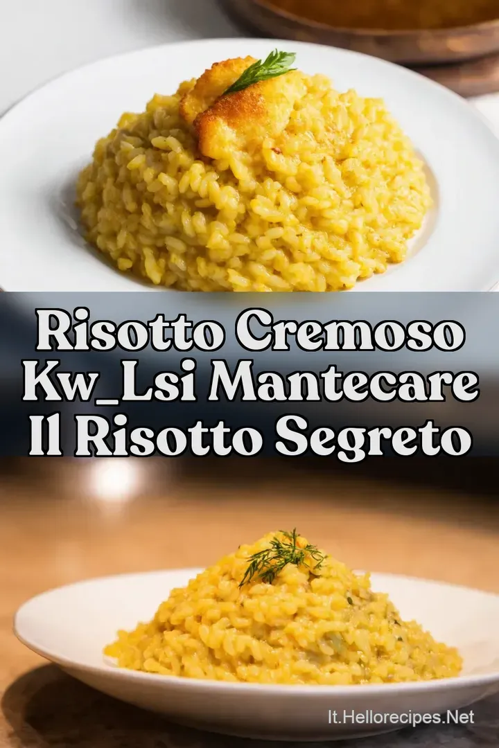 Risotto Cremoso kw_lsi Mantecare il Risotto Segreto