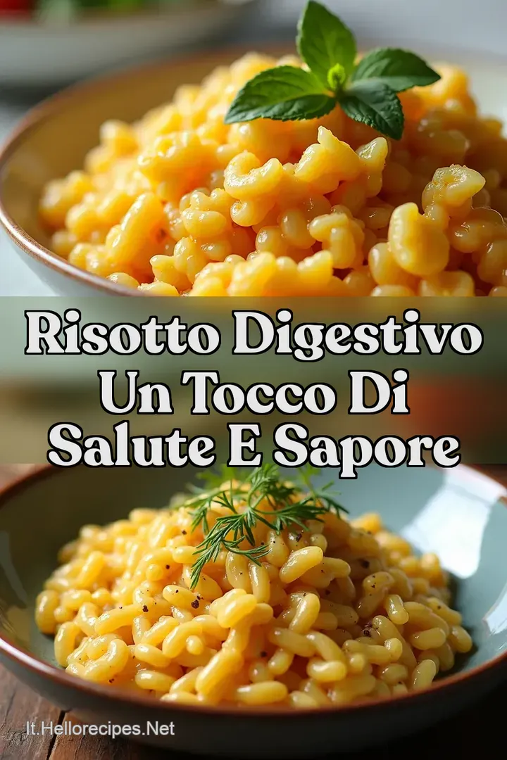 Risotto Digestivo Un Tocco di Salute e Sapore