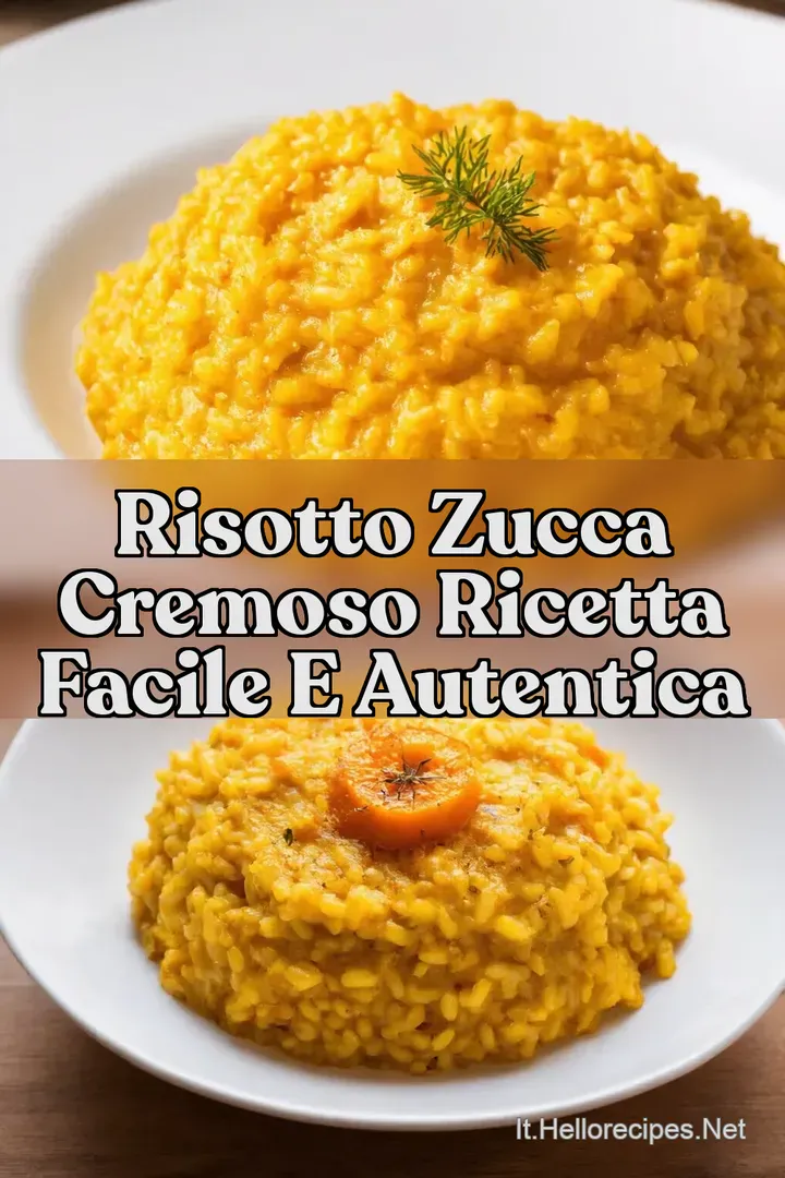 Risotto Zucca Cremoso Ricetta Facile e Autentica