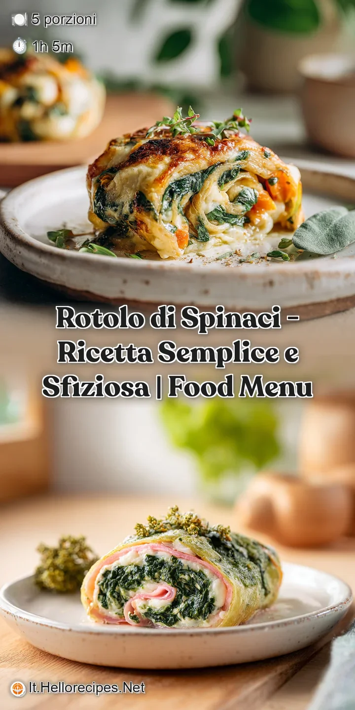 Close-up of a golden-brown, spiral-cut spinach and ricotta roll, showing its soft texture.